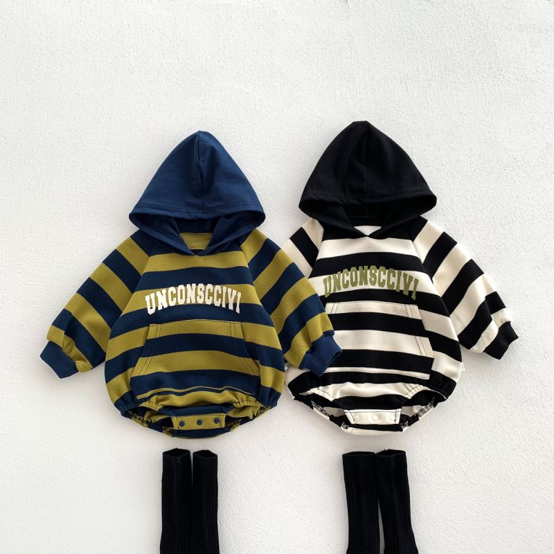 2024★春秋新作★韓国風ベビー服★ロンパース★66cm〜90cm 2色