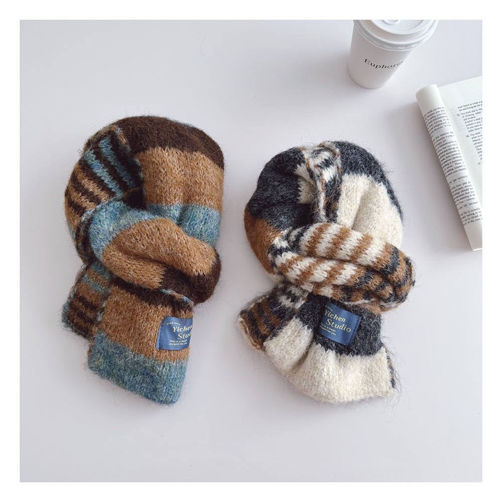 「2024」★子供用★マフラー★防寒★襟巻き★ネックウォーマー★キッズ★暖かい★7色