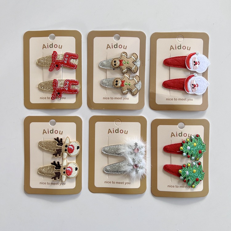 クリスマス★髪飾り★まとめ髪用★ヘアアクセサリー★子供用★ヘアピン★可愛い