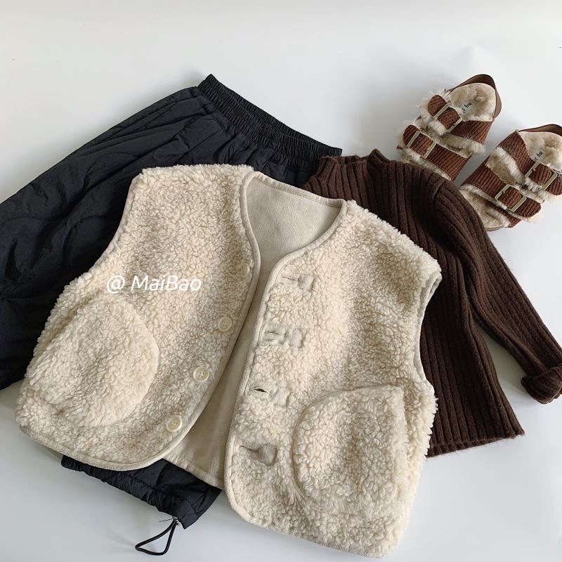 2024秋冬新品★子供服 　ボアコート★90cm〜140cm