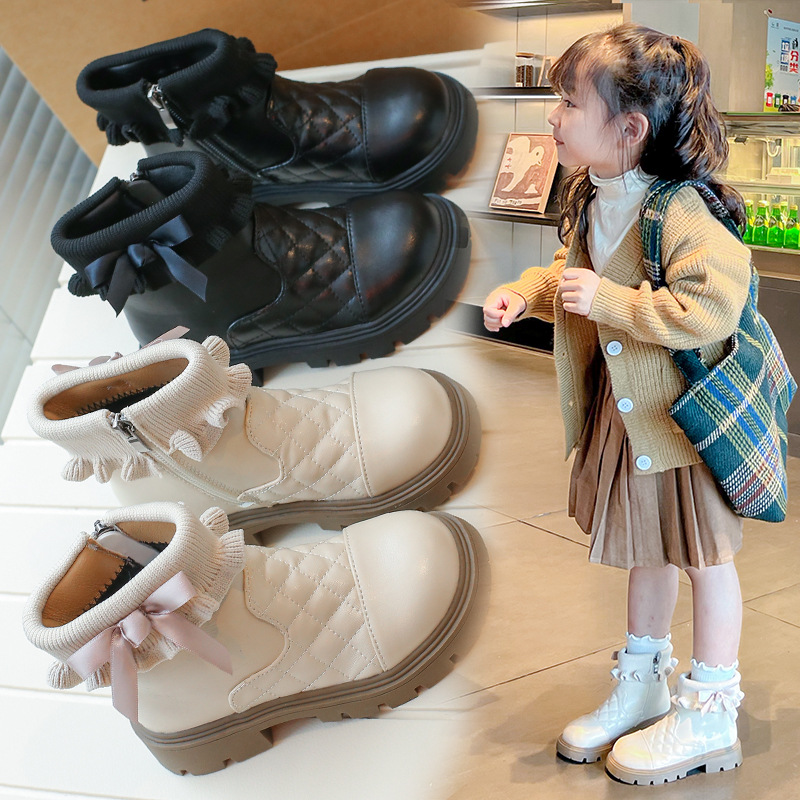 「2024」靴★子供靴★キッズ靴★シューズ★キッズ★ショートブーツ★2色23#〜36#