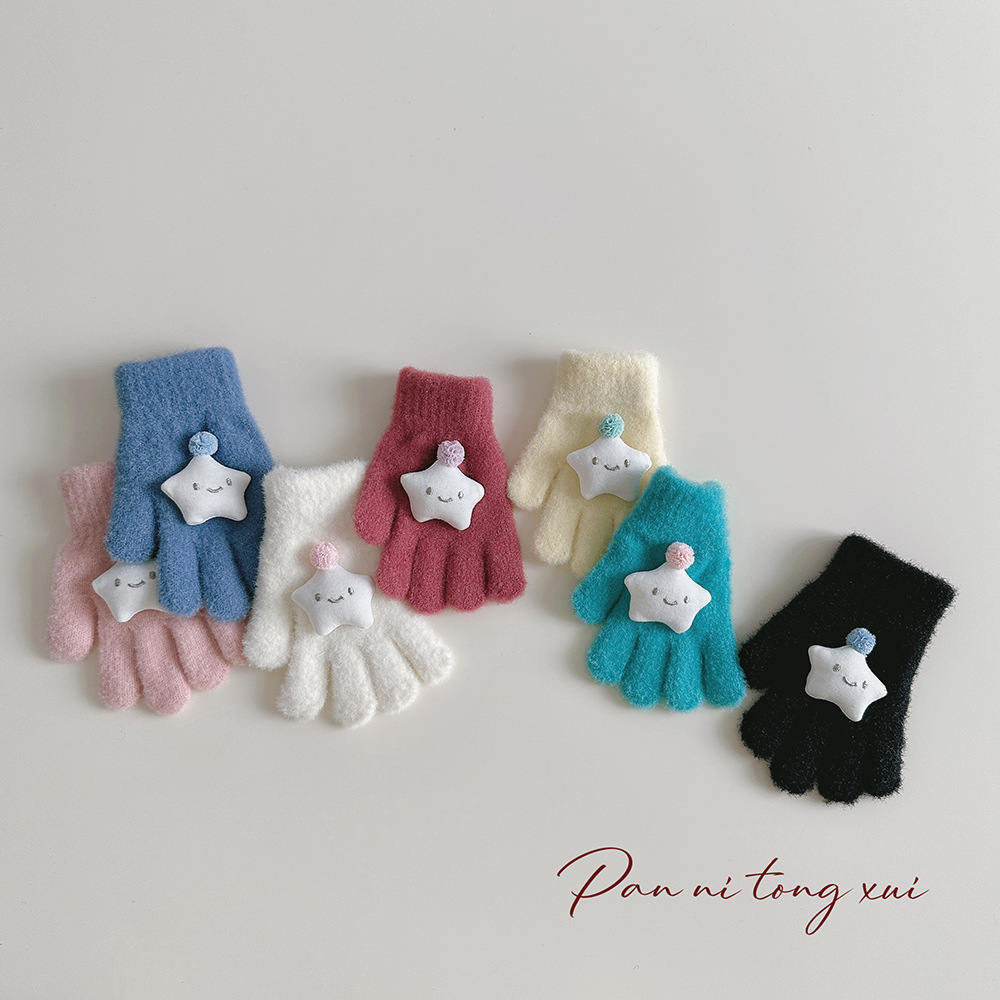 2024秋冬★手袋★子供用手袋★男女兼用★防寒★キッズ★暖かい★7色