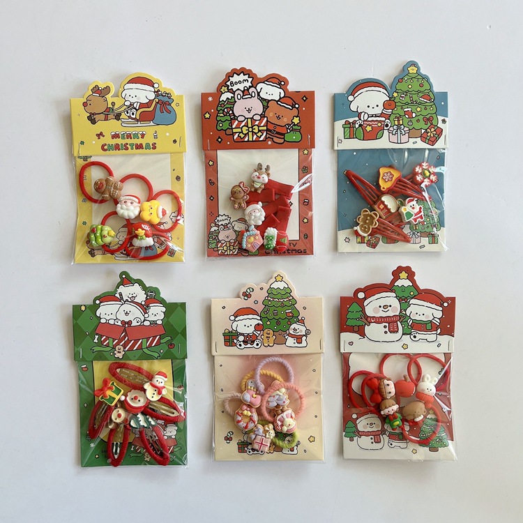 クリスマス★髪飾り★まとめ髪用★ヘアアクセサリー★子供用★ヘアピン★ヘアゴム★可愛い