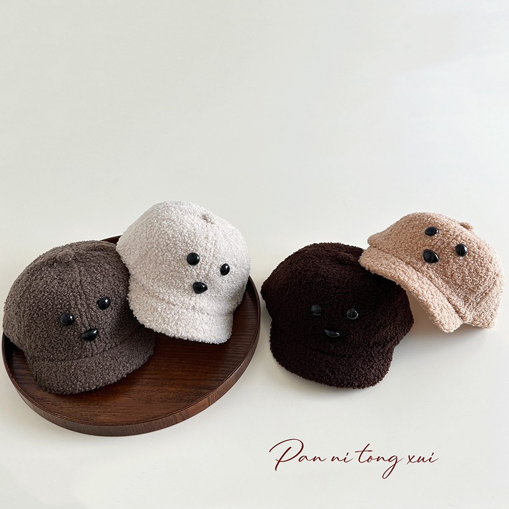 「2024」子供用★帽子★キャップ★野球帽★キッズ★キャスケット★暖かい★4色