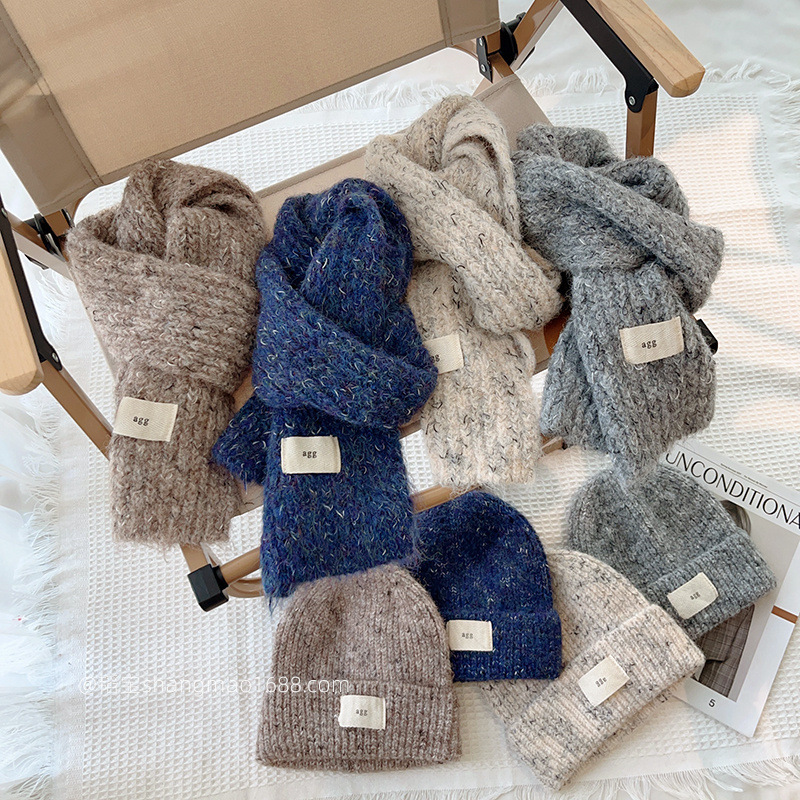 「2024」★子供用★マフラー+帽子★防寒★襟巻き★キッズ★暖かい★10色