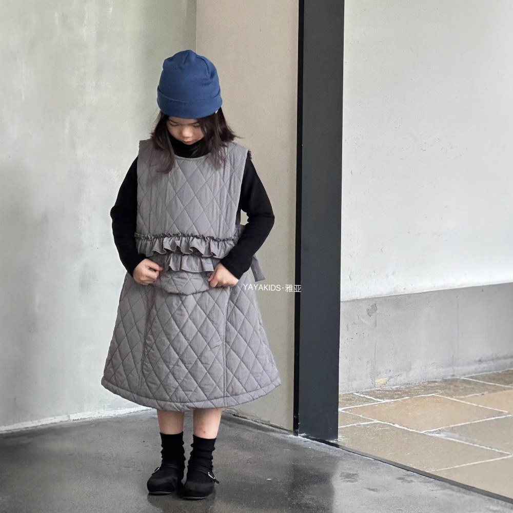 2024新品★子供服　インナー&ベスト+スカート★90cm〜140cm