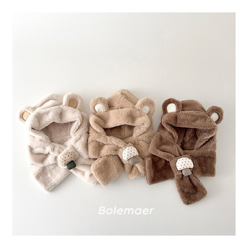 2024年新品★子供用★帽子　マフラー★ 4色