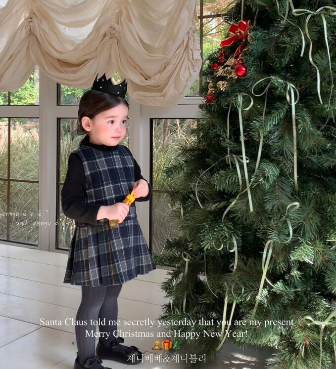 2024秋冬新品jen★子供服　レギンス&ベストワンピース★80cm〜110cm