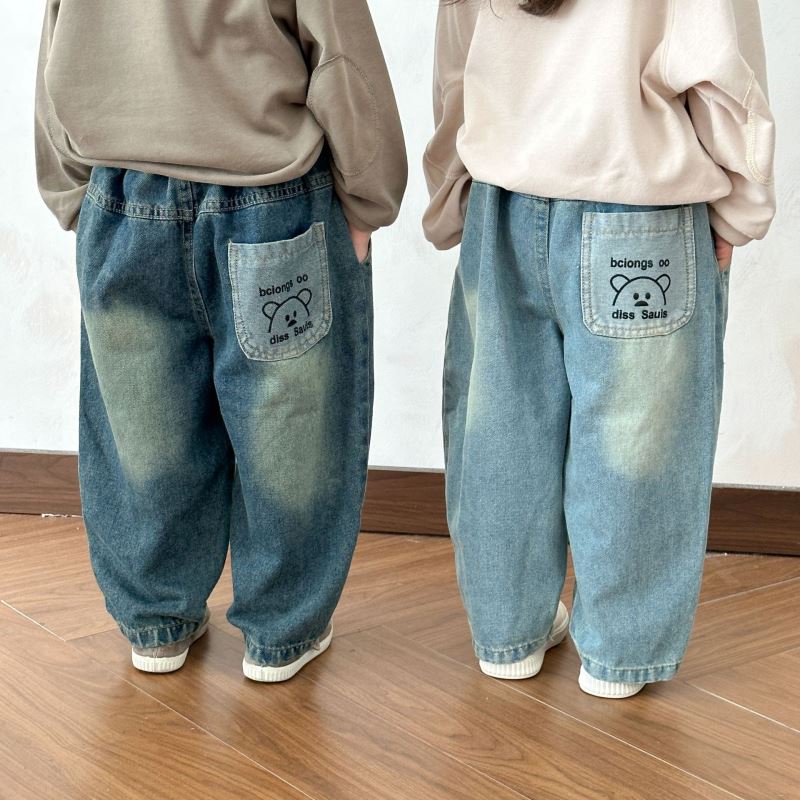 2025春新品★子供服　デニムズボン★80cm〜150cm 2色