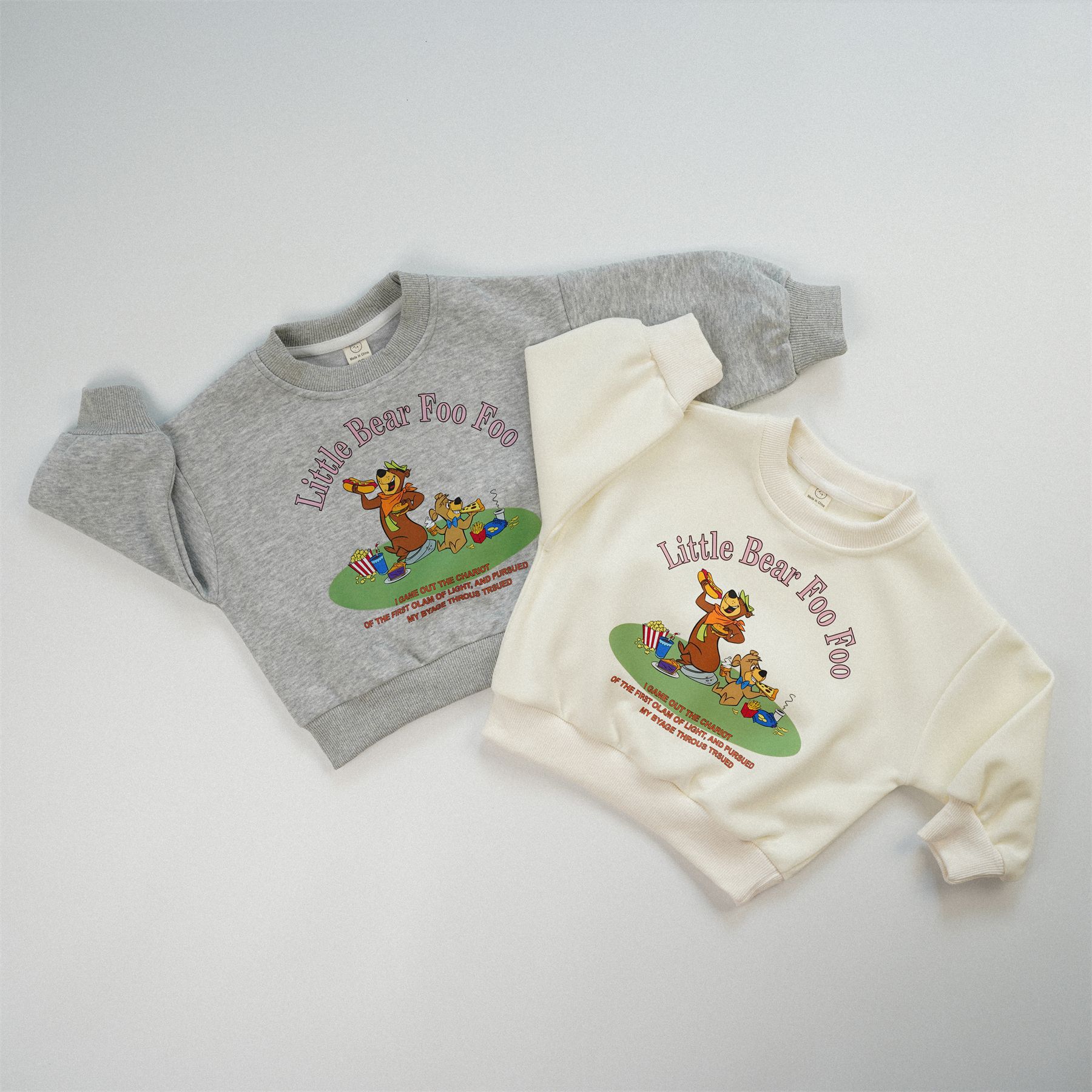 2024★秋冬新作★韓国風子供服★トレーナー★80cm〜130cm 2色