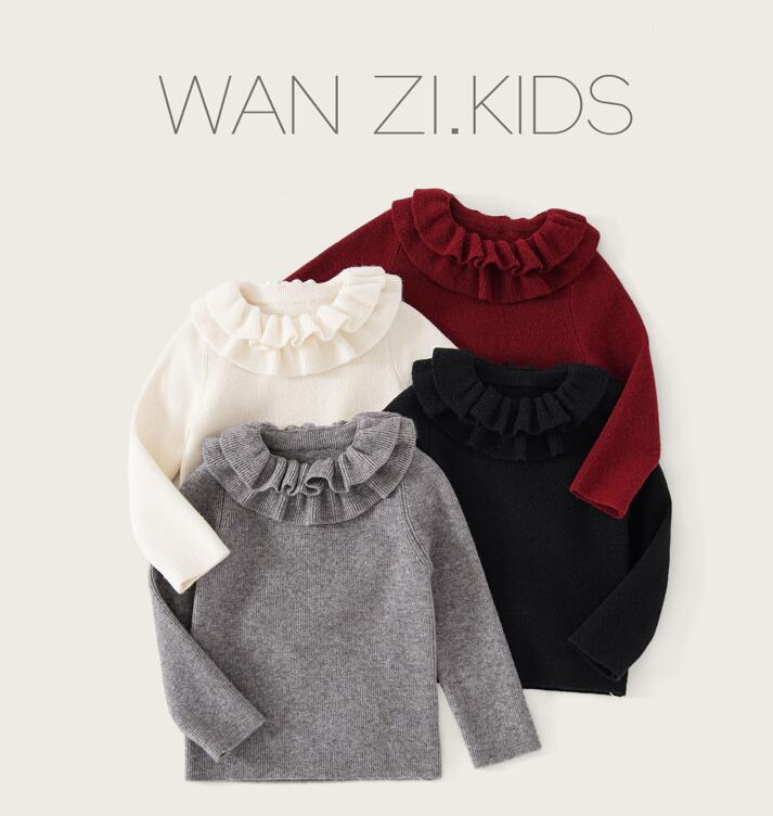 「2024」子供服★トップス★ニット★セーター★韓国風子供服★4色90cm〜140cm