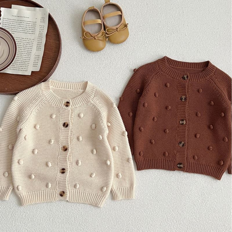 「2024」子供服★トップス★ニット★セーター★韓国風子供服★2色66cm〜100cm