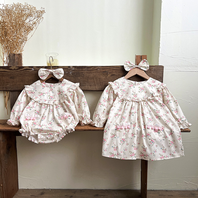 2025新入荷★ベビー服&姉妹服　ロンパース&ワンピース分けて★66〜90/80-120cm