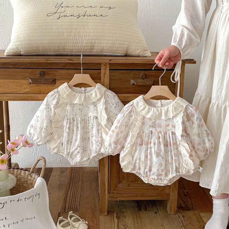 2025新入荷★ベビー服　ロンパース★66cm〜90cm 2色