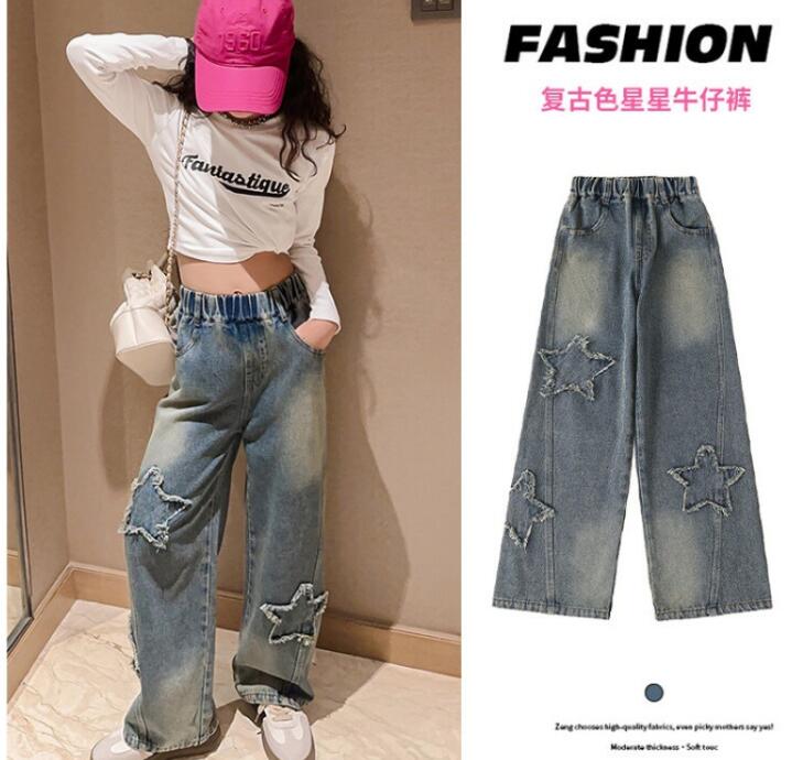 2025★春秋新作★韓国風子供服★ジーンズ★120〜170