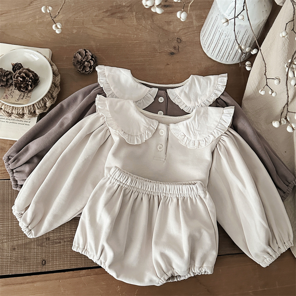 2025新品★子供服　セットアップ★66cm〜90cm 2色