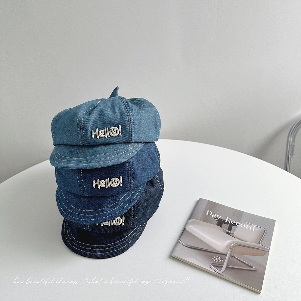 「2025」子供用★帽子★キャップ★キッズ★デニム★韓国風★3色