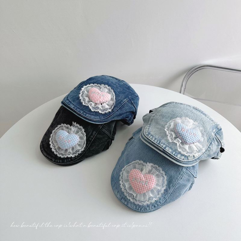 「2025」帽子★キャップ★レディースズ★デニム★ベレー帽★4色