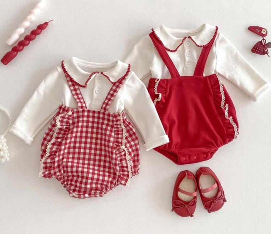 2025新品★ベビー服★トップス&サロペット分けて★66-90cm★