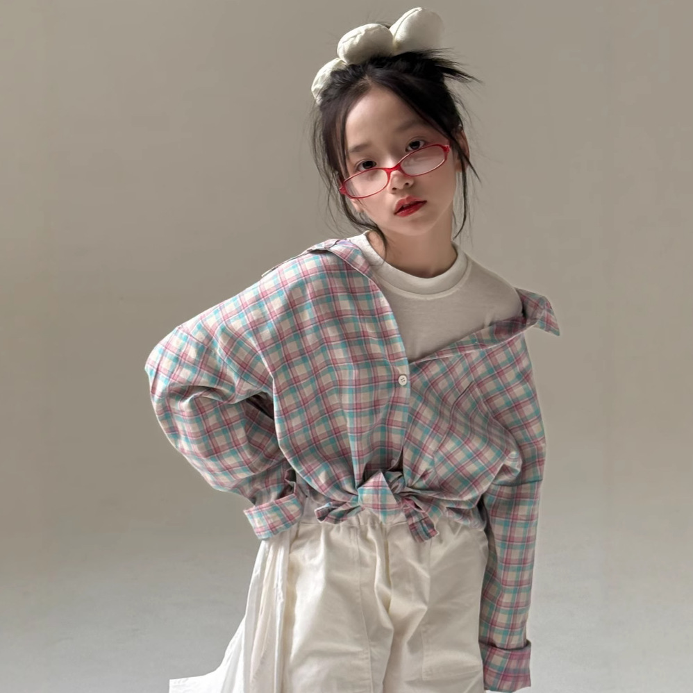 「2025」子供服★トップス★長袖シャツ★韓国風子供服★110cm〜160cm