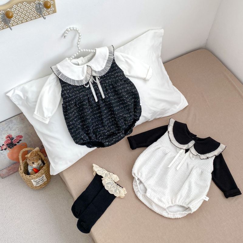 2025★春秋新作★韓国風ベビー服★トップス★ロンパース★66cm〜90cm 4色