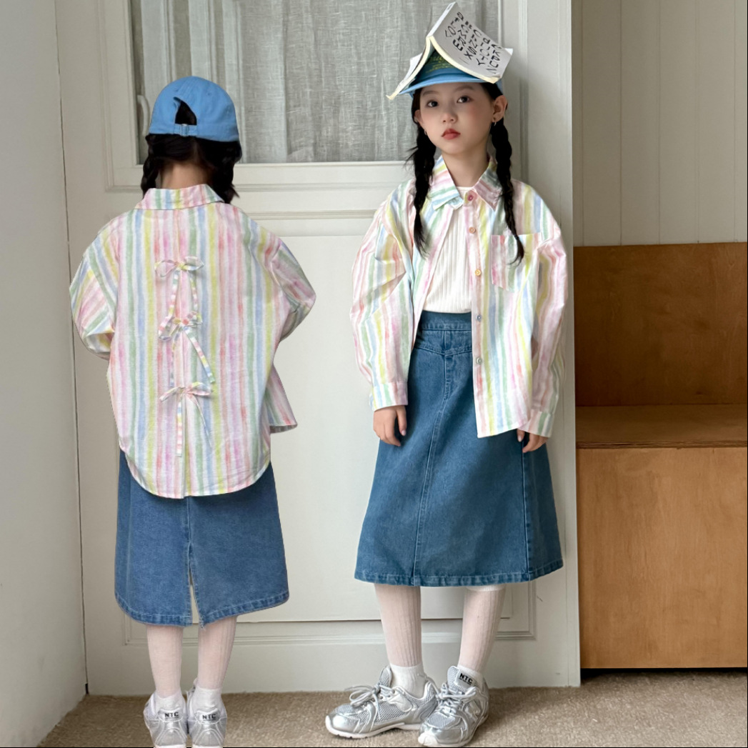 2025新作★子供服　ベスト&シャツ分けて★90cm〜150cm