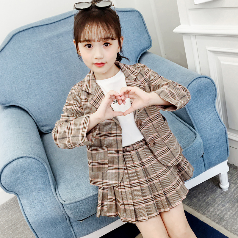 2025春新品★子供服　コート+スカート　スーツセット★110cm〜160cm