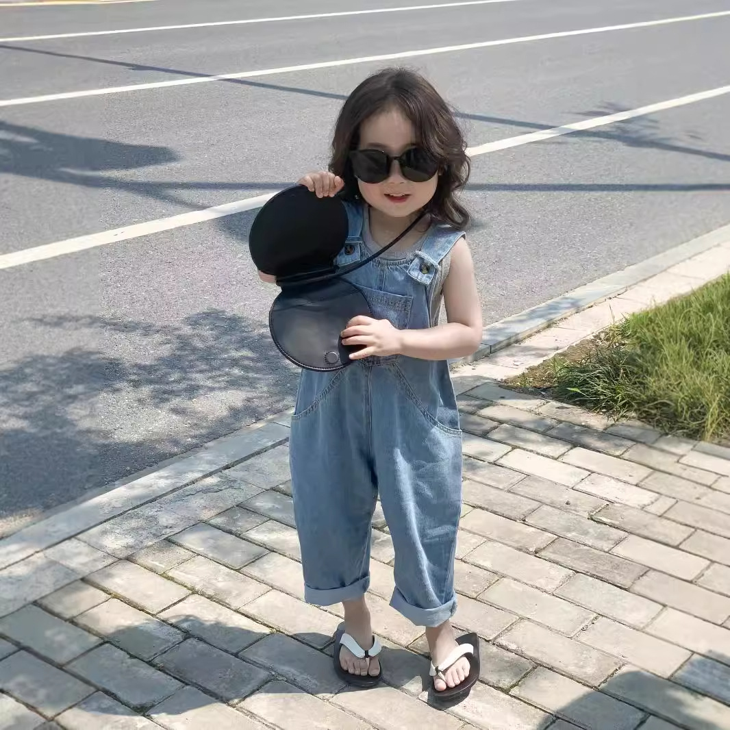 2025夏新品★子供服　ベスト&サロペット★90cm〜140cm
