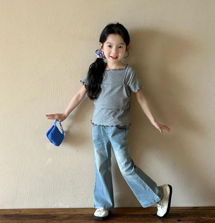 2025新作★子供服　重ね着トップス&ズボン分けて★90cm〜140cm