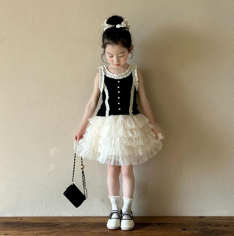 2025夏新作★子供服　トップス&スカート分けて★90cm〜140cm