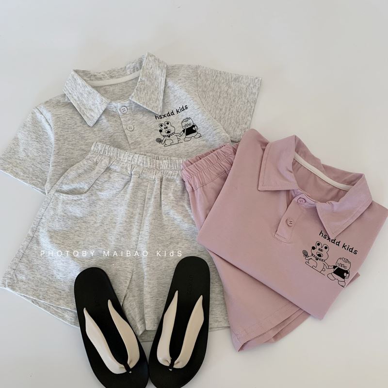 2025夏新品★子供服　セットアップ★90cm〜140cm 2色