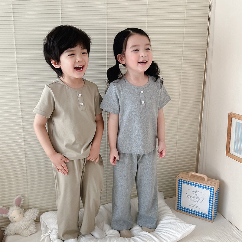 2025★夏新作★韓国風ベビー服★トップス+ズボン★90cm〜140cm 6色