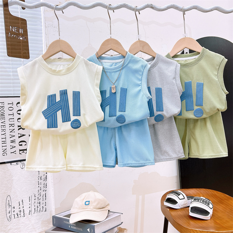2025★夏新作★韓国風ベビー服★トップス+ズボン★80cm〜140cm 4色