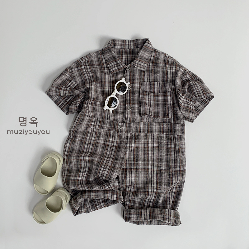 2025夏新作muji★子供服　連体服　サロペット★80cm〜130cm