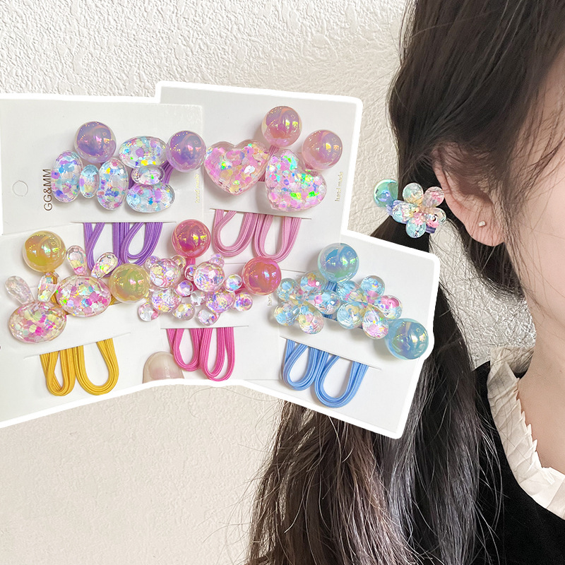 髪飾り★まとめ髪用★ヘアアクセサリー★子供用★ヘアゴム★可愛い