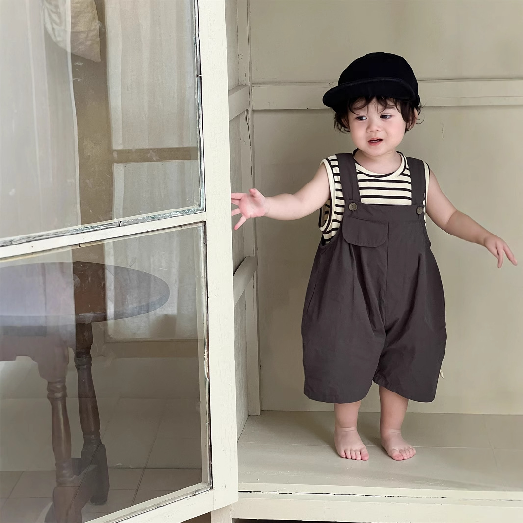 2025新品★子供服　ベスト&サロペット分けて★66cm〜100cm