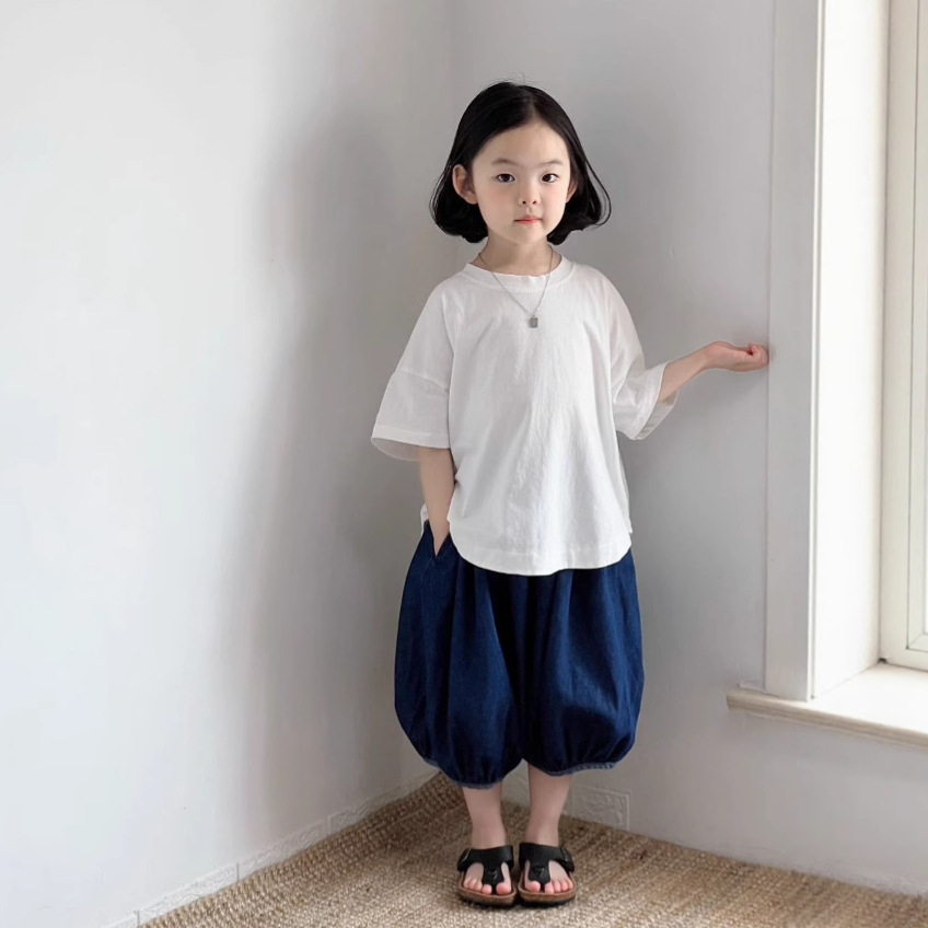 2025★夏新作★韓国風ベビー服★トップス★ズボン★90cm〜140cm 2色