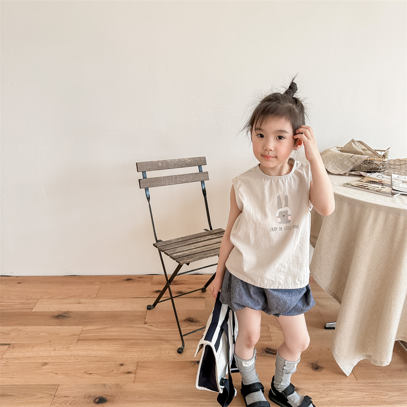 2025★夏新作★韓国風子供服★トップス★80cm〜130cm 2色