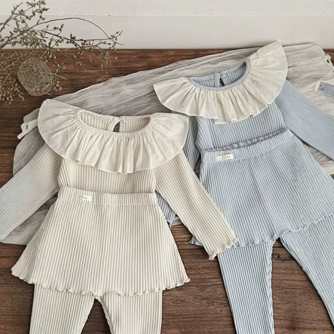 「2025」子供服★トップス+ズボン★セットアップ★韓国風子供服★2色73cm〜130cm