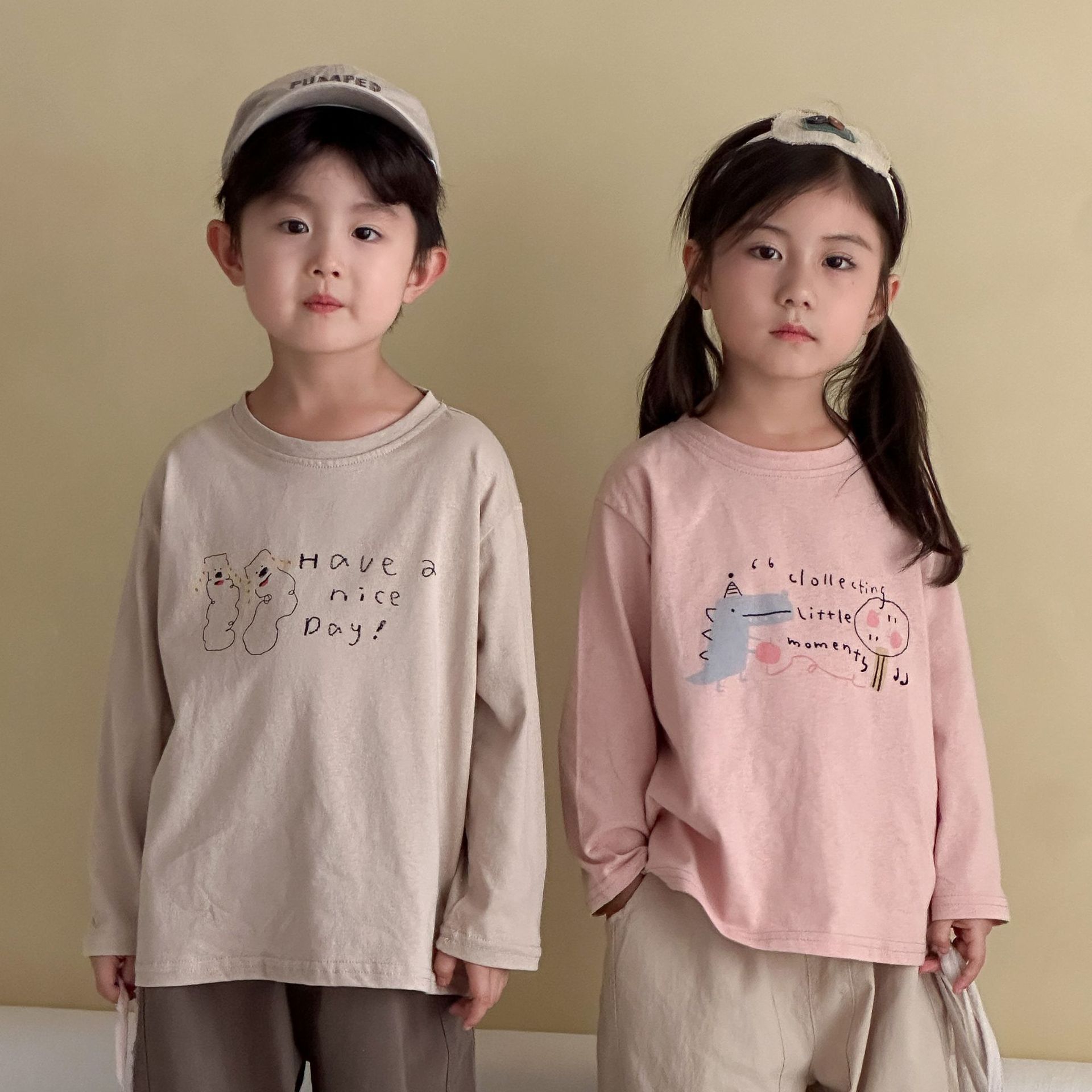 2025秋新作★子供服　トップス★80cm〜150cm 4色