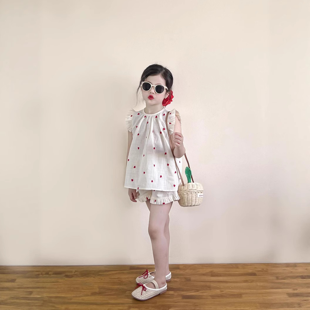 2025★夏新作★韓国風ベビー服★トップス+ズボン★90cm〜140cm