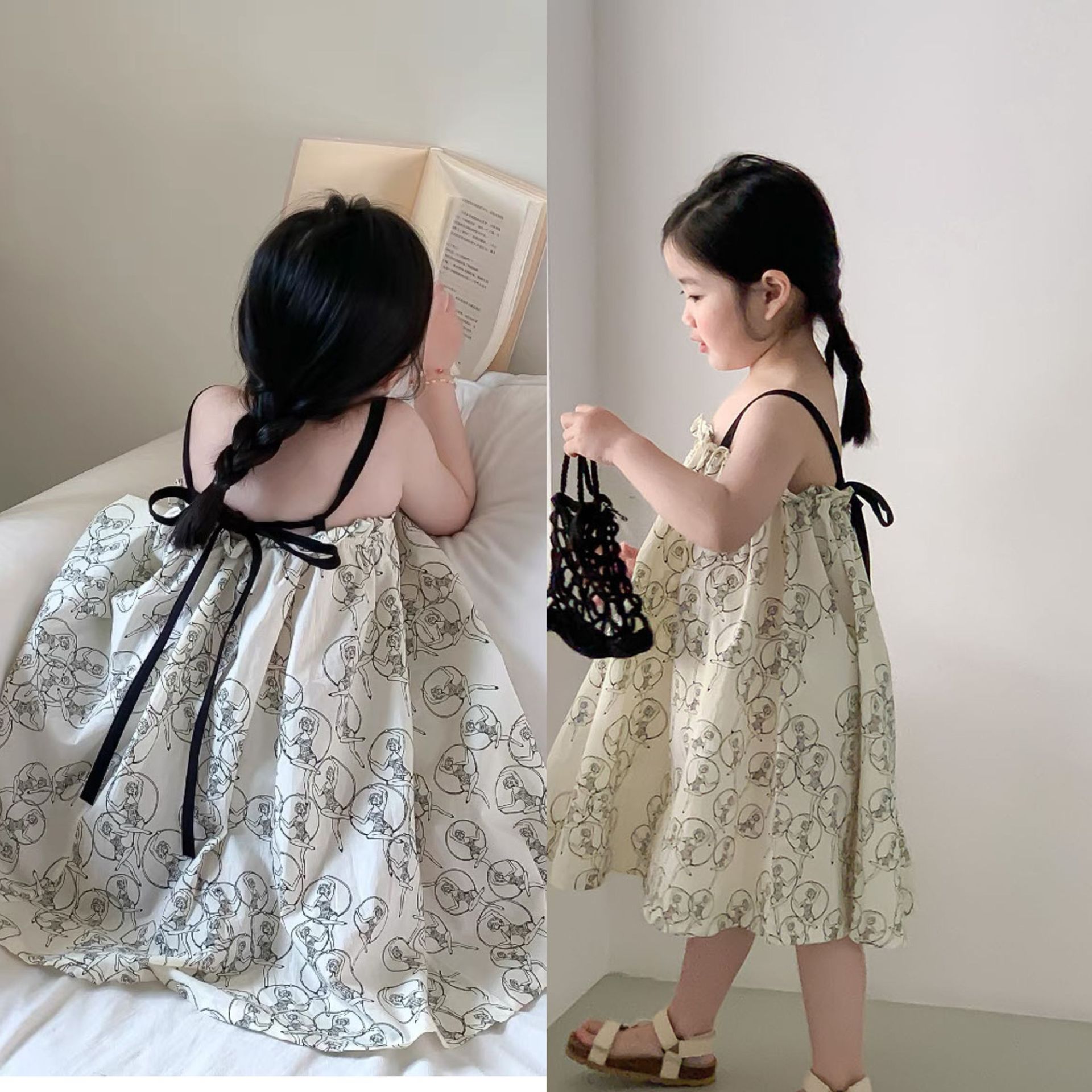 2025新品SC★子供服　ワンピース★7/85-90cm〜15/120-130cm