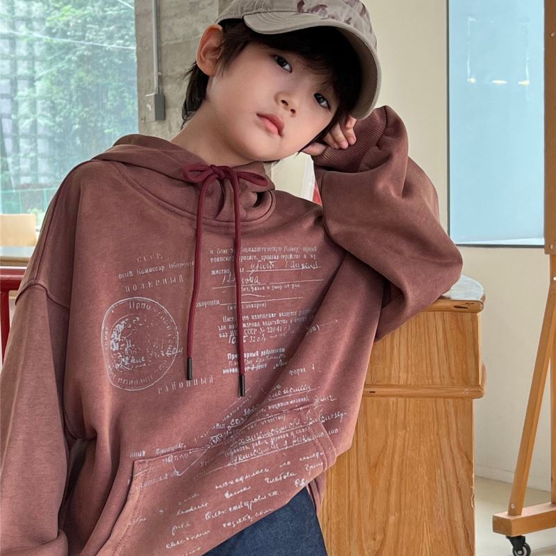 2025秋新品★子供服　パーカー　トップス★100cm〜160cm 2色