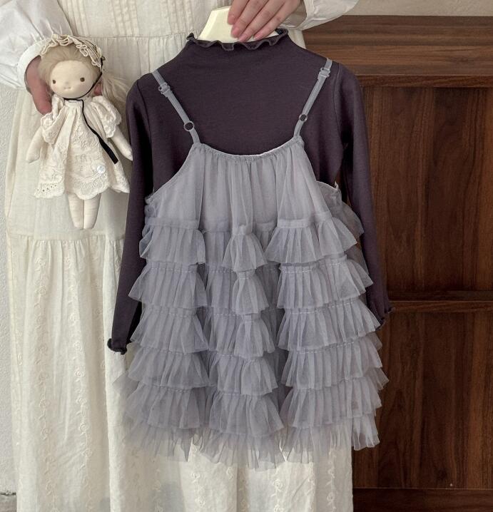 2025秋新品LB★子供服　ワンピース★90cm〜140cm