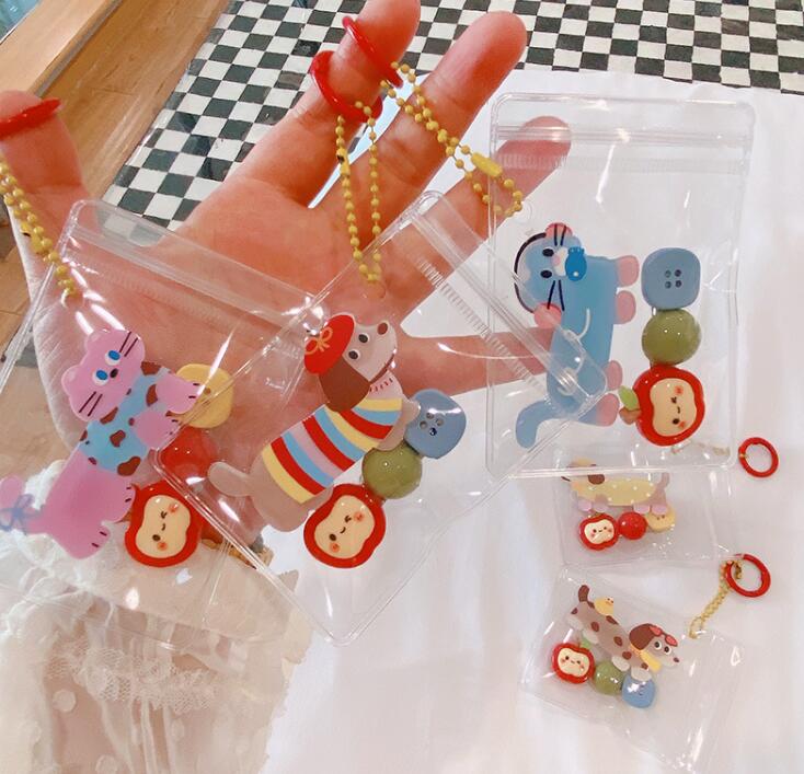 雑貨★髪飾り　ヘアビン キーホルダー★アクセサリー★5色