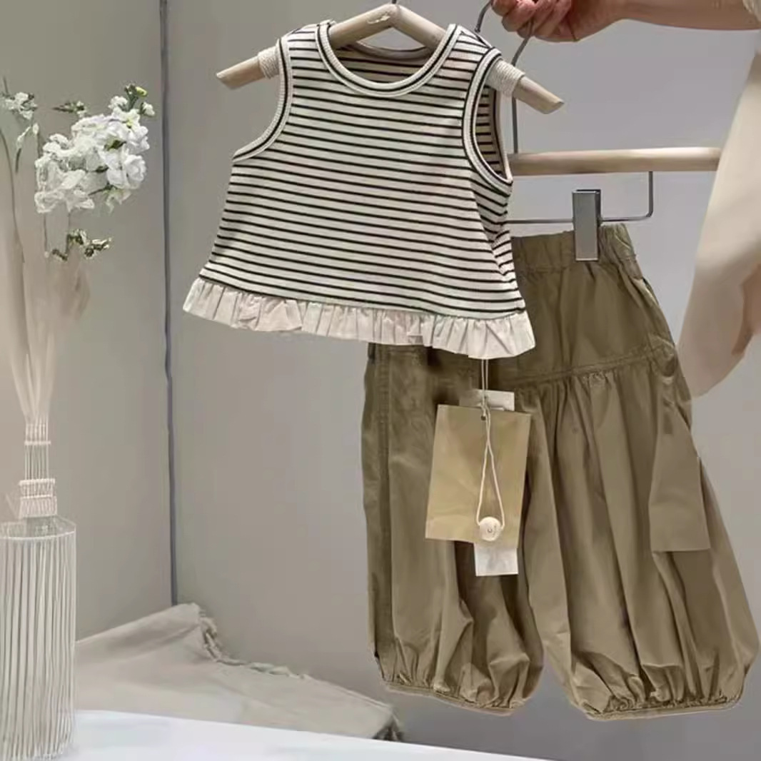 2025★夏新作★韓国風ベビー服★トップス+ズボン★90cm〜140cm