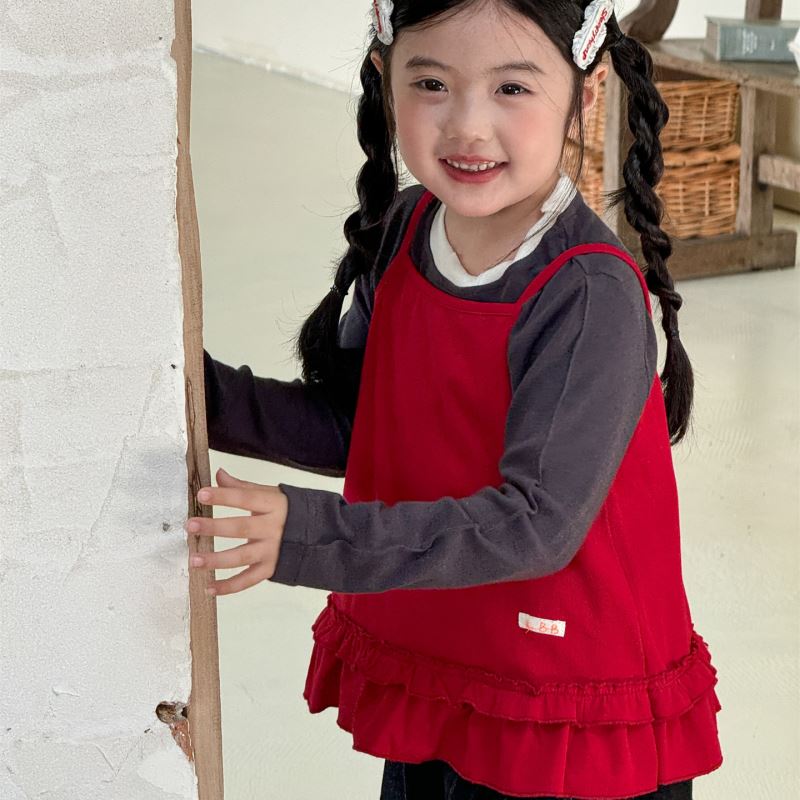 2025秋新作JM★子供服　吊りトップス&トップス★90cm〜140cm
