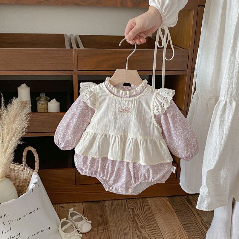 2025新入荷DX★ベビー服　ロンパース+ベスト★66cm〜90cm