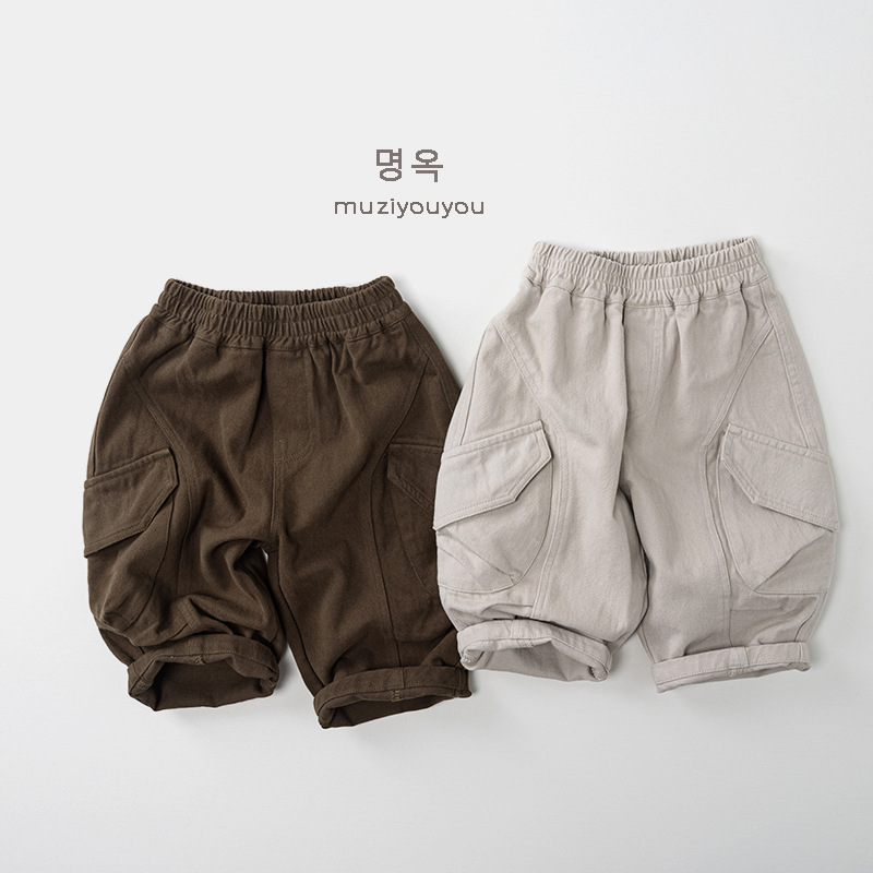 2025秋新品muji★子供服　ズボン★80cm〜130cm 2色