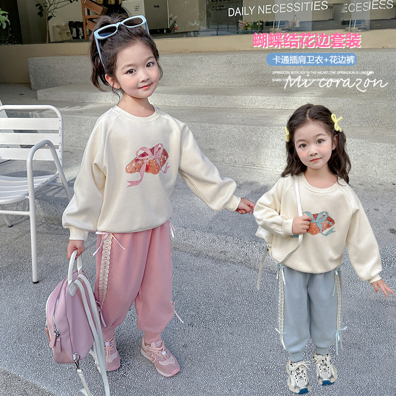 2025秋新品★子供服　セットアップ★90cm〜140cm 2色